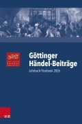Cover-Bild zum Titel 'Göttinger Händel-Beiträge, Band 27' von ''