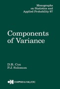Cover-Bild zum Titel 'Components of Variance' von 'D. R. Cox, P. J. Solomon'