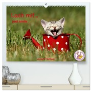 lach mit...just smile (hochwertiger Premium Wandkalender 2026 DIN A2 quer), Kunstdruck in Hochglanz - Jeanette Hutfluss