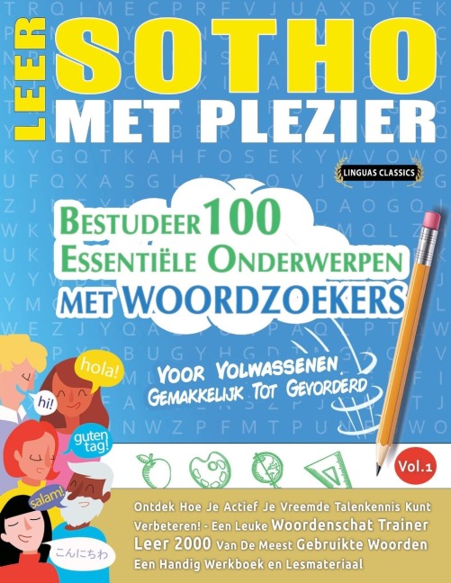 LEER SOTHO MET PLEZIER - VOOR VOLWASSENEN - Linguas Classics