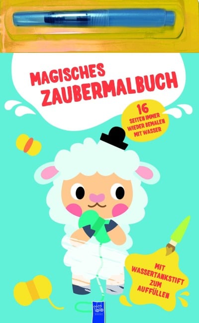 Magisches Zaubermalbuch - Blau (Schaf) - 