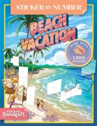 Cover-Bild zum Titel 'Sticker by Number Beach Vacation' von ''
