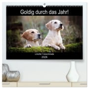 Cover-Bild zum Titel 'Goldig durch das Jahr! (hochwertiger Premium Wandkalender 2026 DIN A2 quer), Kunstdruck in Hochglanz' von 'Jennifer Bohlmann'