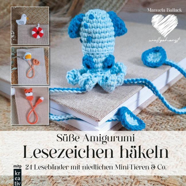 Süße Amigurumi Lesezeichen häkeln - Manuela Ballack