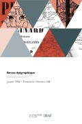 Cover-Bild zum Titel 'Revue épigraphique' von 'Émile Espérandieu, Adolphe Reinach'