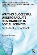 Writing Successful Undergraduate Dissertations in Social Sciences - Francis Jegede, Charlotte Hargreaves, Karen Smith, Philip Hodgson, Malcolm Todd