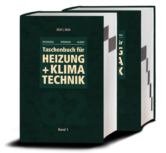 Recknagel - Taschenbuch für Heizung und Klimatechnik 82. Ausgabe 2025/2026 - Premiumversion inkl. eBook - 