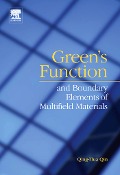 Cover-Bild zum Titel 'Green's Function and Boundary Elements of Multifield Materials' von 'Qing-Hua Qin'