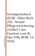 Cover-Bild zum Titel 'Sozialgesetzbuch (SGB) - Elftes Buch (XI)' von ''