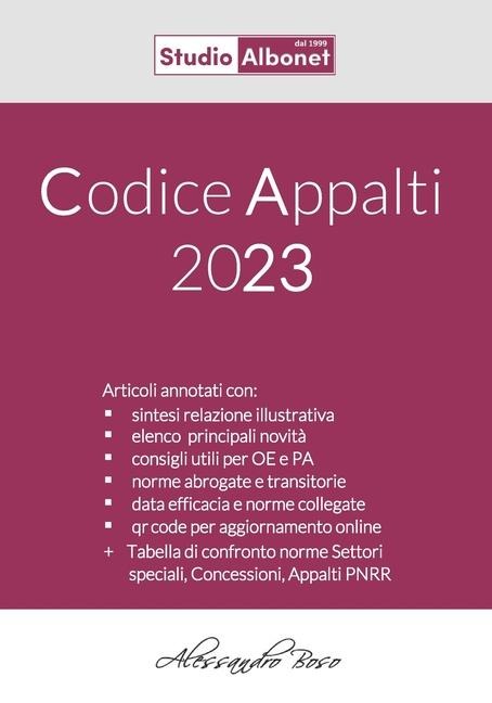 Codice Appalti 2023 - 