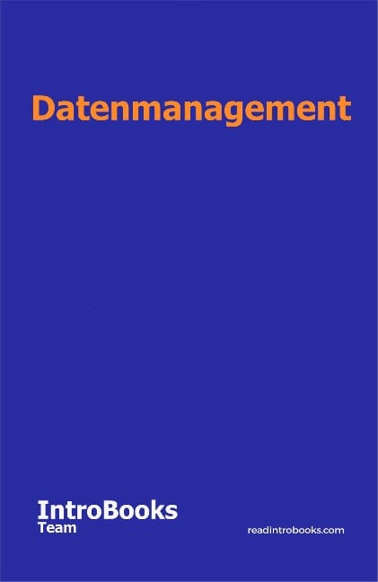 Datenmanagement - IntroBooks Team