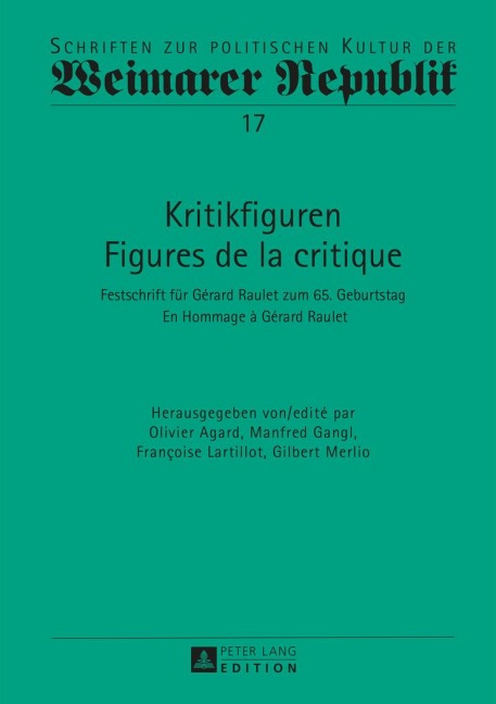Kritikfiguren / Figures de la critique - 