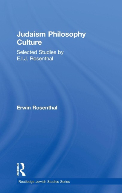 Judaism, Philosophy, Culture - Erwin Rosenthal