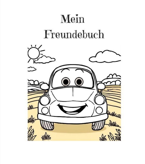 Mein Freundebuch für Schulanfänger und kleine Autofreunde - Elise Sinclair