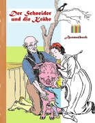 Cover-Bild zum Titel 'Der Schneider und die Krähe (Ausmalbuch)' von 'Luisa Rose'