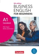 Cover-Bild zum Titel 'Business English for Beginners A1 - Fifth Edition - Kursbuch mit Audios und Videos' von 'Mike Hogan, Britta Landermann'