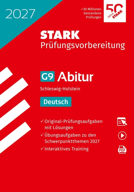 STARK Deutsch gA/eA - Abitur 2027 Schleswig-Holstein - Prüfungsvorbereitung - 