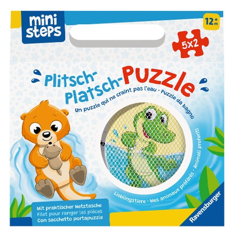 ministeps Plitsch-Platsch-Puzzle Lieblingstiere - ab 12 Monate - 