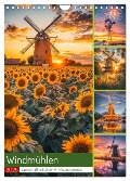 Windmühlen - Zauberhaft mit einer KI in Szene gesetzt (Wandkalender 2025 DIN A4 hoch), CALVENDO Monatskalender - Steffen Gierok-Latniak