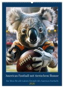 Cover-Bild zum Titel 'American Football mit tierischem Humor (Wandkalender 2026 DIN A2 hoch), CALVENDO Monatskalender' von 'Peter Rübsamen'