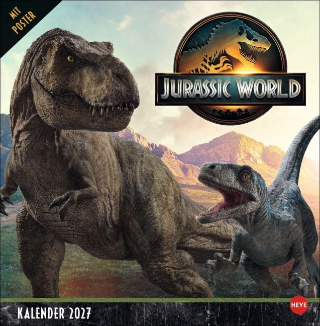 Jurassic World Broschurkalender 2027 - 