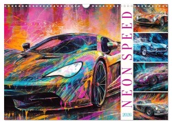 Neon Speed (Wandkalender 2026 DIN A3 quer), CALVENDO Monatskalender - Cathrin Illgen
