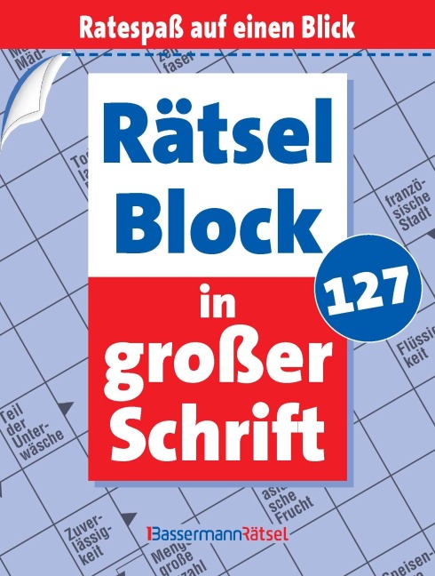 Rätselblock in großer Schrift 127 (5 Exemplare à 2,99 EUR) - Eberhard Krüger