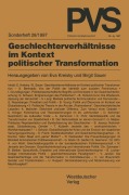 Cover-Bild zum Titel 'Geschlechterverhältnisse im Kontext politischer Transformation' von ''