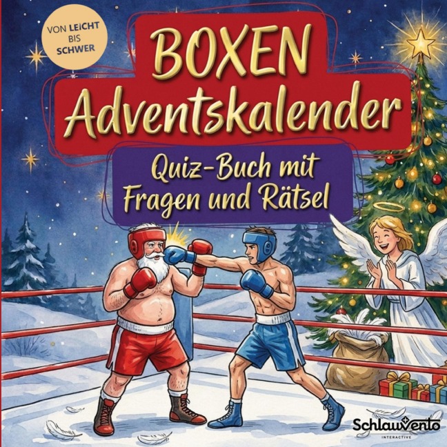 Boxen-Adventskalender: Quiz-Buch mit Fragen und Rätsel - Schlauvento Interactive