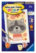 Cover-Bild zum Titel 'Ravensburger Malen nach Zahlen 20288 - Lieber Waschbär - Kinder ab 7 Jahren' von ''