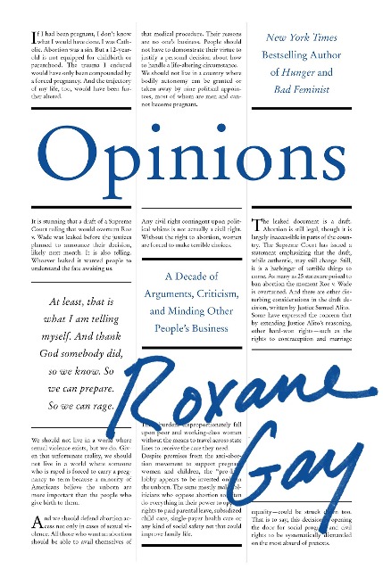 Opinions - Roxane Gay
