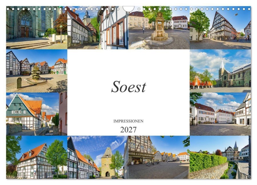 Soest Impressionen (Wandkalender 2027 DIN A3 quer), CALVENDO Monatskalender - Dirk Meutzner