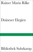 Cover-Bild zum Titel 'Duineser Elegien' von 'Rainer Maria Rilke'