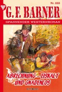 Cover-Bild zum Titel 'Abrechnung - eiskalt und gnadenlos' von 'G. F. Barner'