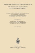 Cover-Bild zum Titel 'Die Pathogenese des Diabetes Mellitus' von ''