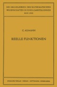 Cover-Bild zum Titel 'Reelle Funktionen' von 'Georg Aumann'