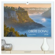 Cover-Bild zum Titel 'Große Landschaft Obere Donau (hochwertiger Premium Wandkalender 2026 DIN A2 quer), Kunstdruck in Hochglanz' von 'Andreas Beck'