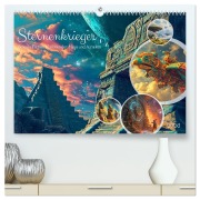 Cover-Bild zum Titel 'Sternenkrieger - Science Fiction Visionen der Maya und Azteken (hochwertiger Premium Wandkalender 2026 DIN A2 quer), Kunstdruck in Hochglanz' von 'Anja Frost'