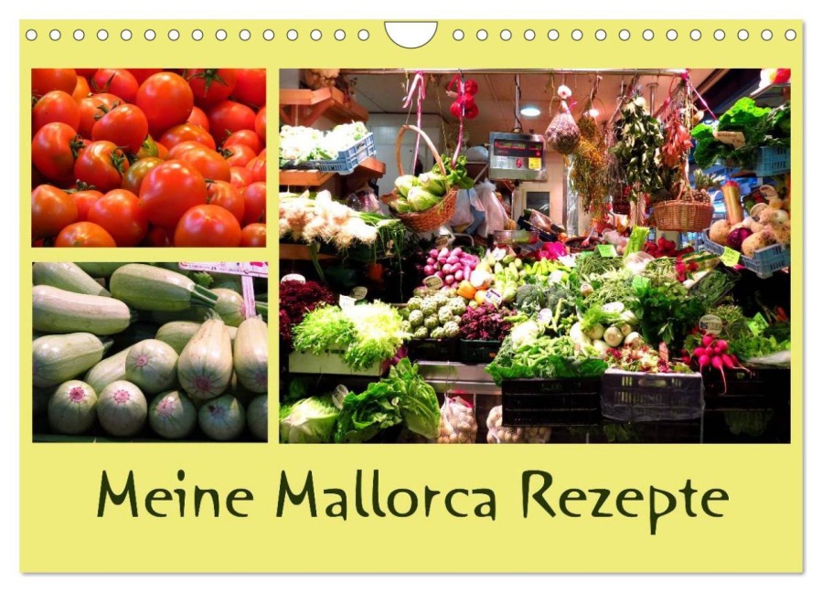 Meine Mallorca Rezepte (Wandkalender 2026 DIN A4 quer), CALVENDO Monatskalender - Brigitte Dürr