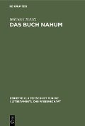 Cover-Bild zum Titel 'Das Buch Nahum' von 'Hermann Schulz'
