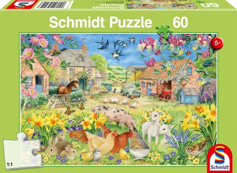 Mein kleiner Bauernhof. Kinderpuzzle 60 Teile - 