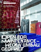 Cover-Bild zum Titel 'ARCH+ Open for Maintenance' von ''