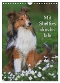 Mit Shelties durchs Jahr (Wandkalender 2025 DIN A4 hoch), CALVENDO Monatskalender - Marion Reiß - Seibert