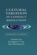 Cover-Bild zum Titel 'Cultural Variation in Conflict Resolution' von ''