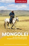 Cover-Bild zum Titel 'TRESCHER Reiseführer Mongolei' von 'Marion Wisotzki, Ernst von Waldenfels, Erna Käppeli'