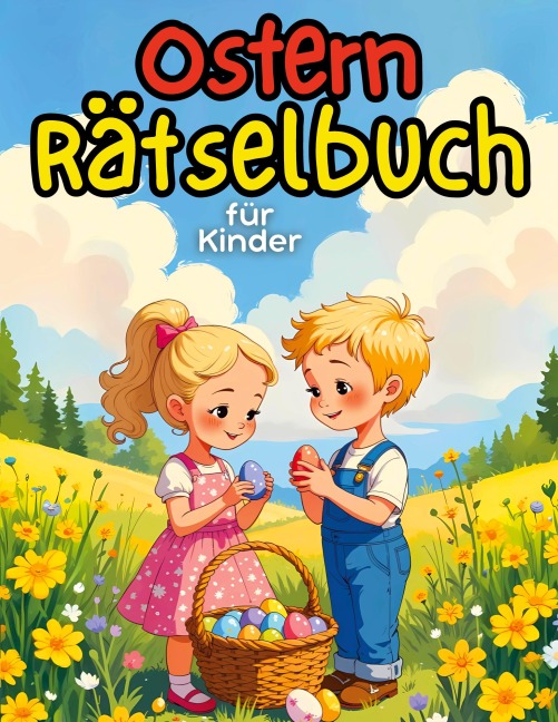 Ostern Rätselbuch für Kinder - 