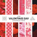 Cover-Bild zum Titel 'Love Valentines Day Scrapbook Paper' von 'Make Better Crafts'