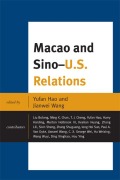 Cover-Bild zum Titel 'Macao and U.S.-China Relations' von ''