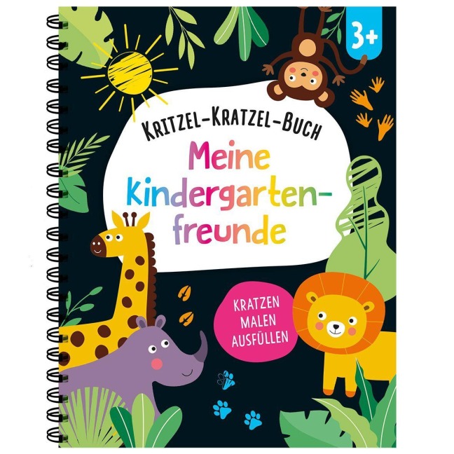 Kritzel-Kratzel-Buch Meine Kindergarten-Freunde - 