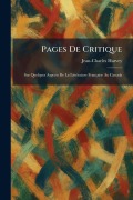 Cover-Bild zum Titel 'Pages De Critique' von 'Jean-Charles Harvey'